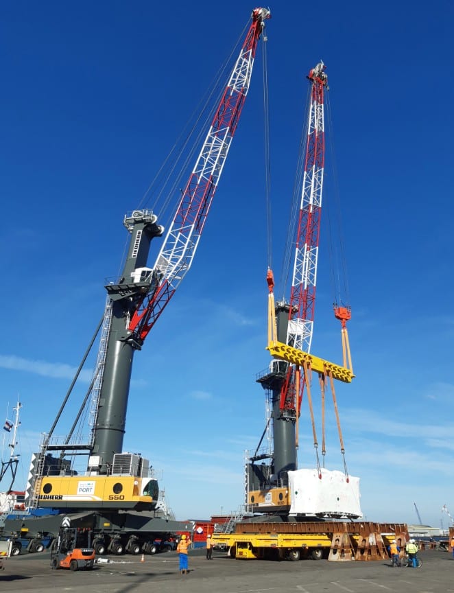 Loginfo24; Liebherr Rostock; Harbor Cranes; St. Nazaire